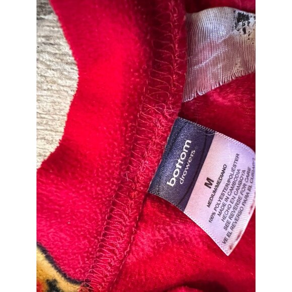 Chicago Blackhawks Pajamas PJ Romper size Medium One Piece Pockets NHL Hockey - Picture 3 of 9